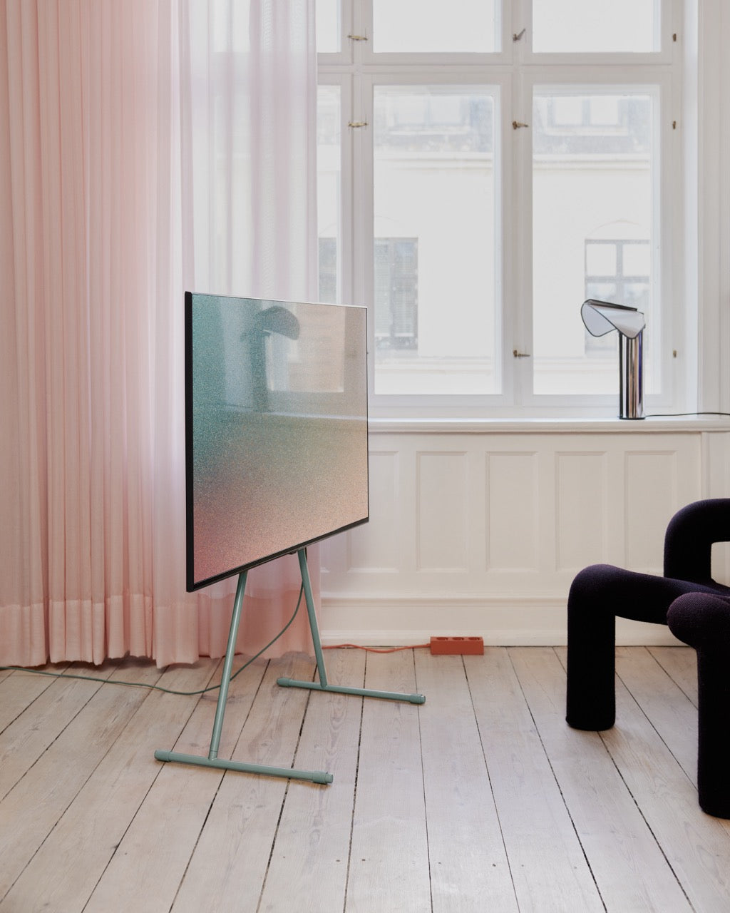 Pedestal Viva Tv-standaard mos groen woonkamer