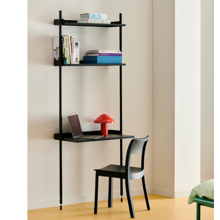 Hay Pier system 11 1 columns wandkast + work desk