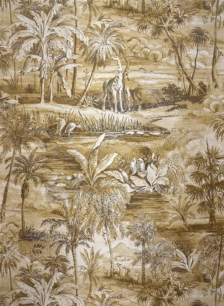 Pierre Frey behang Safari Ocre FP101001