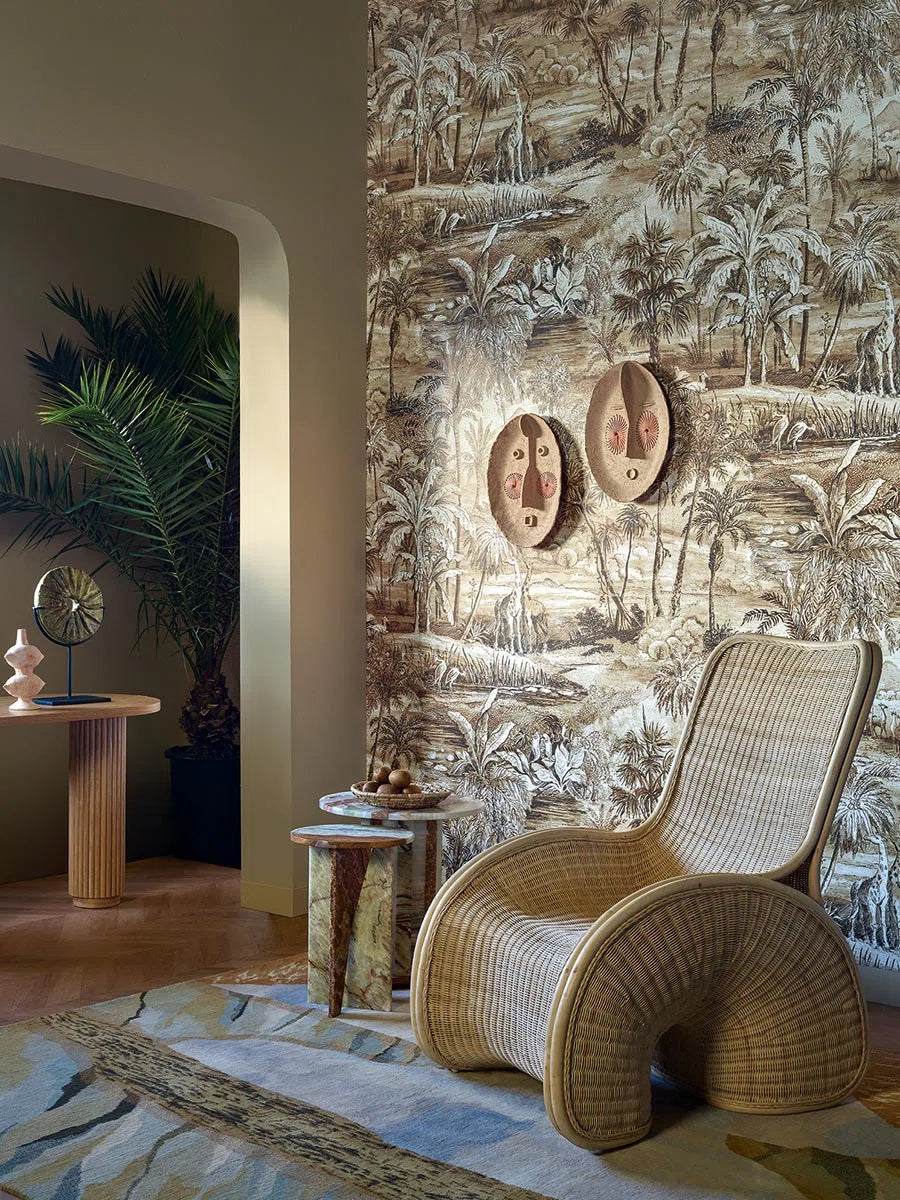 Pierre Frey behang Safari ocre