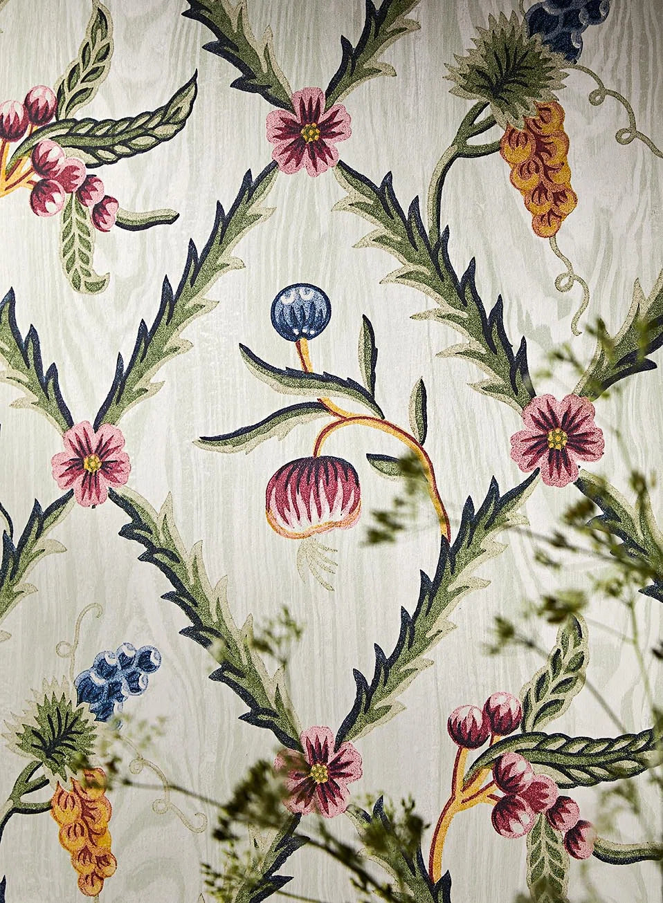 Pierre Frey behang Decor Scandinave Lichen FP218001 close up behang