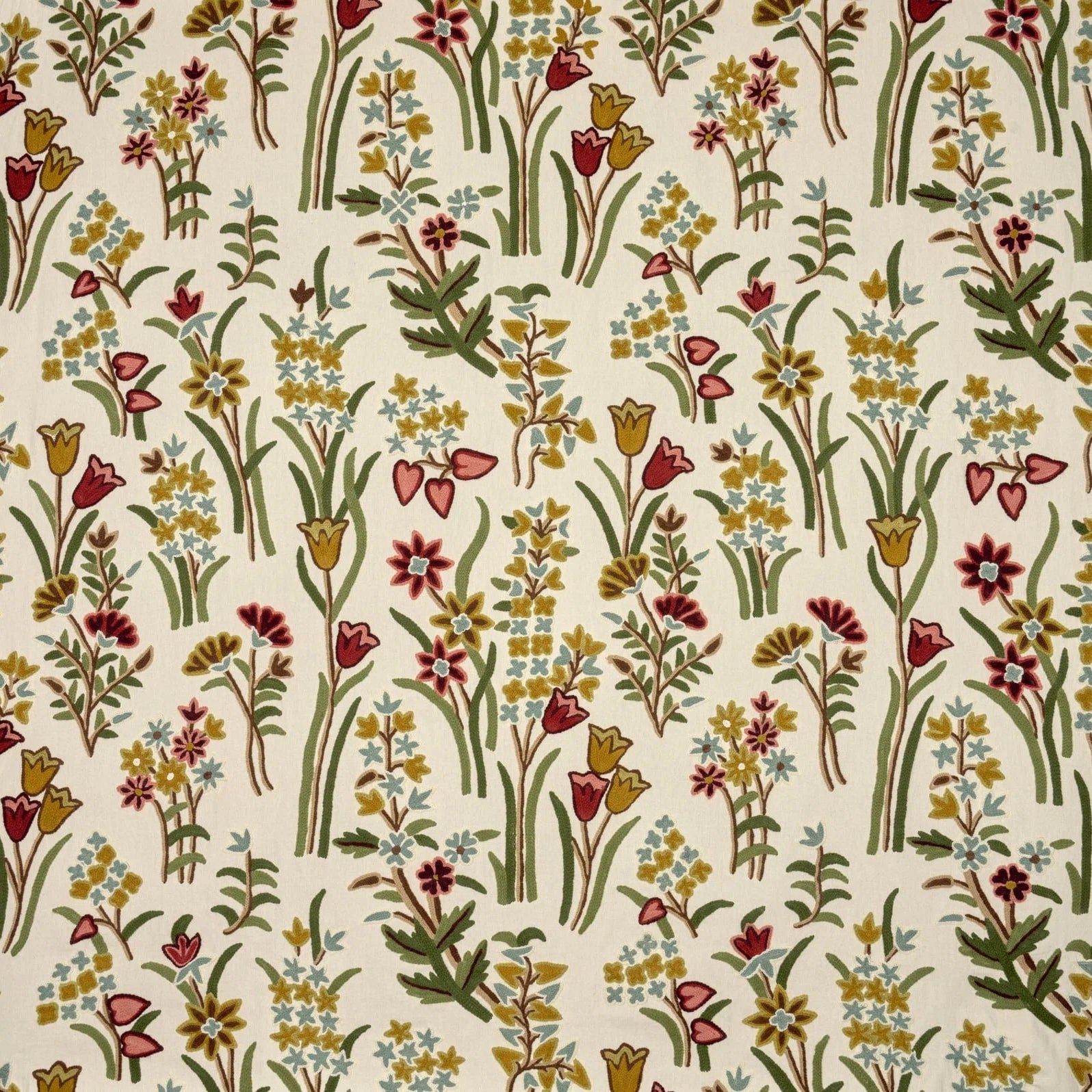 Pierre Frey stof Fleurs de Printemps Végétal F4115001