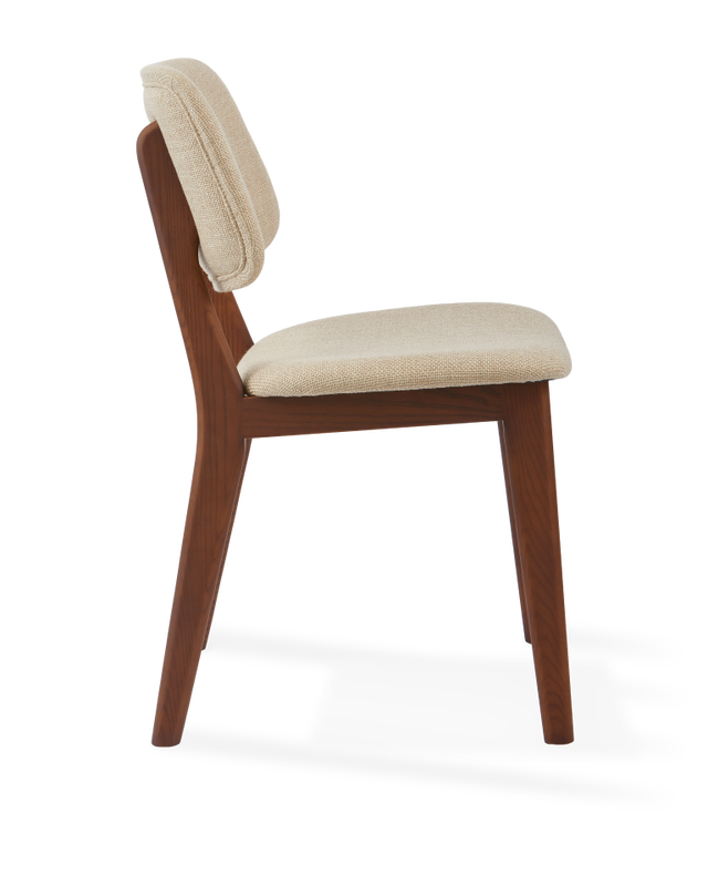 Pols Potten Smooth Happy Days eetkamerstoel zijaanzicht