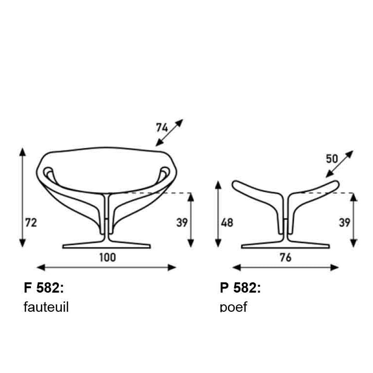Artifort Ribbon lounge