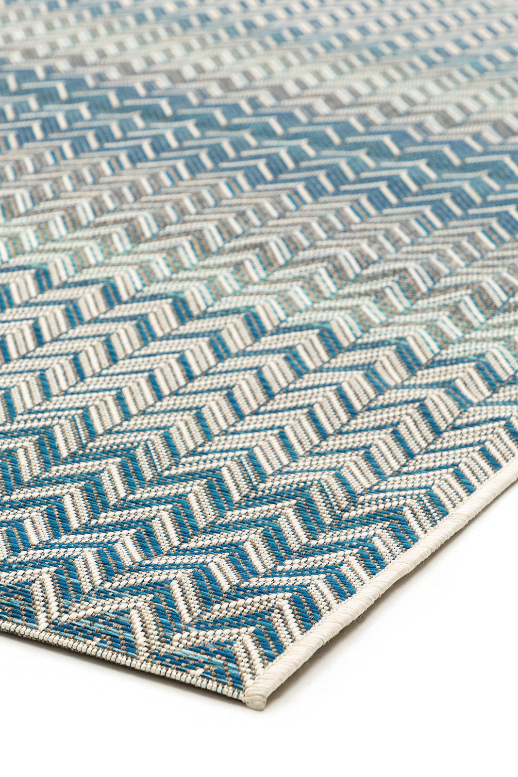 Roolf living Ziggy Buitentapijt blauw beige