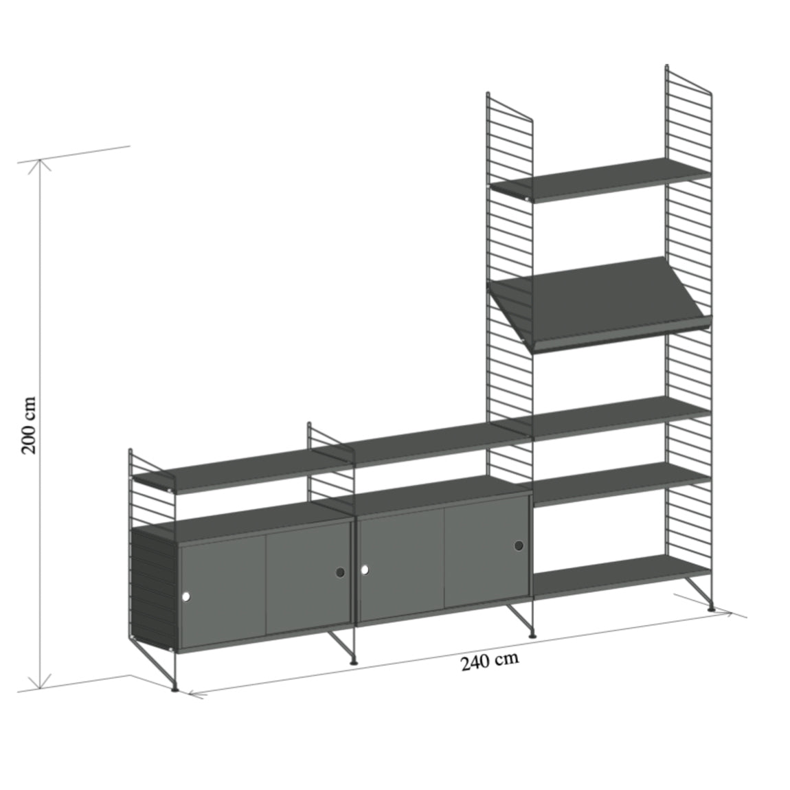 String Huiskamer combinatie H