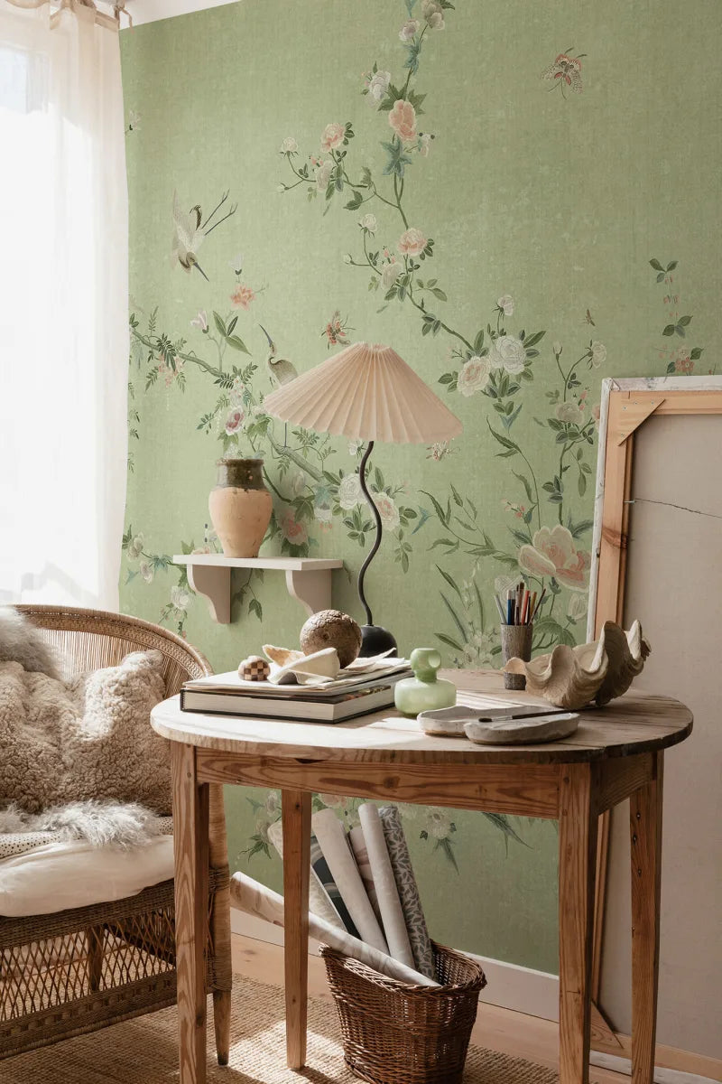 Sandberg Bloom Spring Green S10425