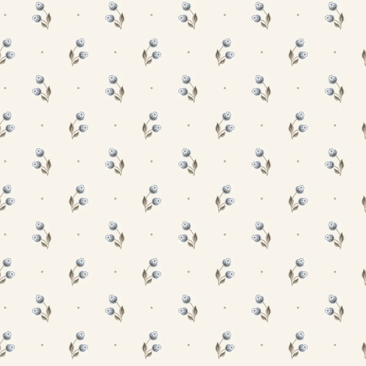 Sandberg behang Siv Misty Blue S10469