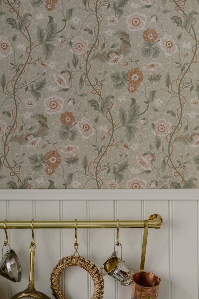 Sandberg behang Ulla Garden Green S10499