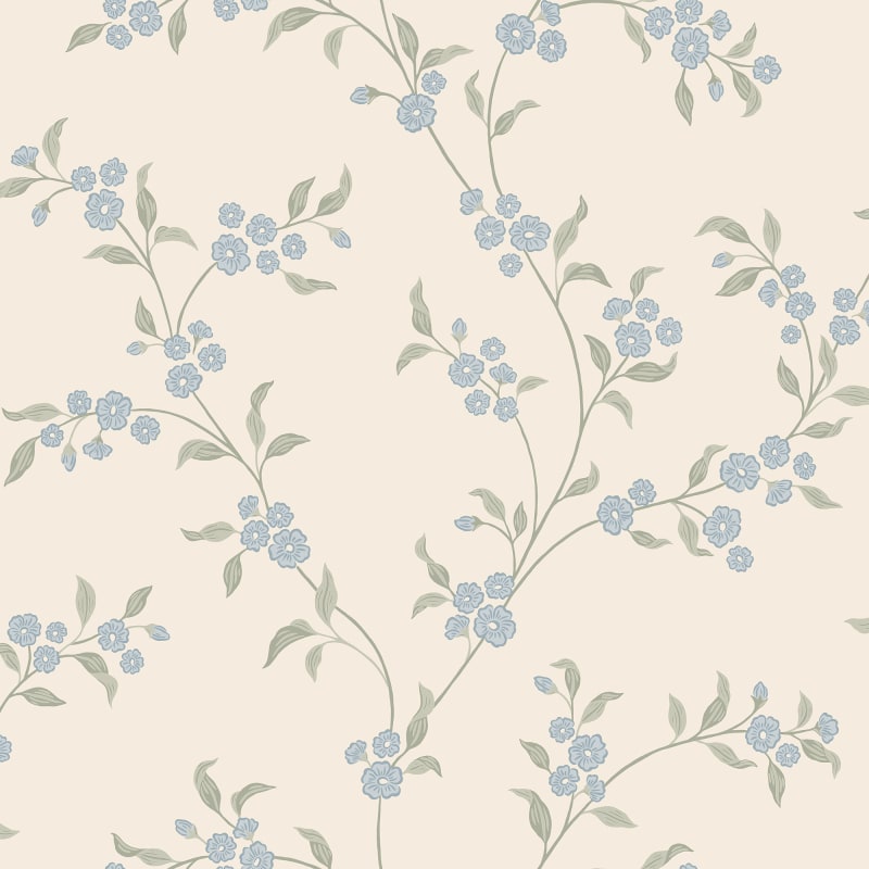 Sandberg behang Smilli Misty Blue S10775