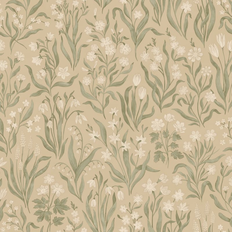 Sandberg behang Märta Beige S10781