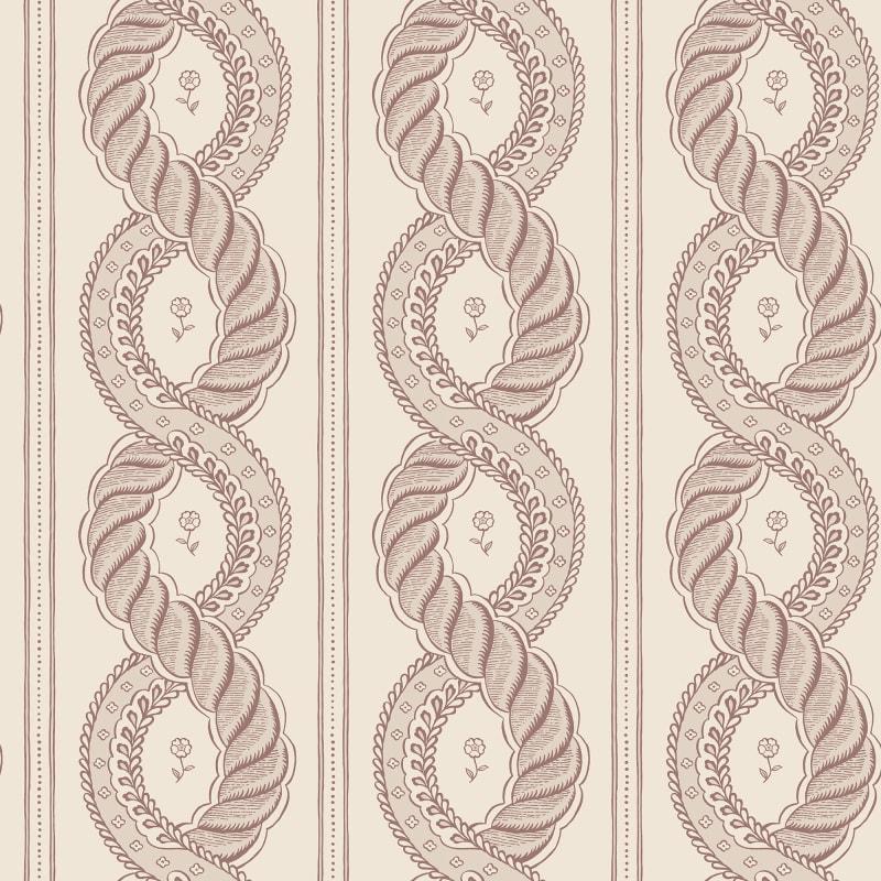 Sandberg behang Emilion Burgundy S10849