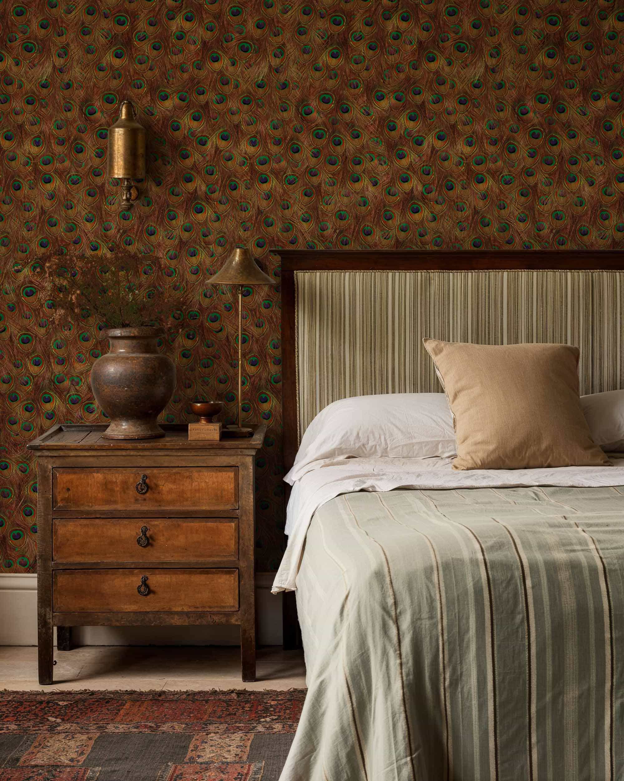 Sandberg Hollie Terracotta S10641 behang slaapkamer