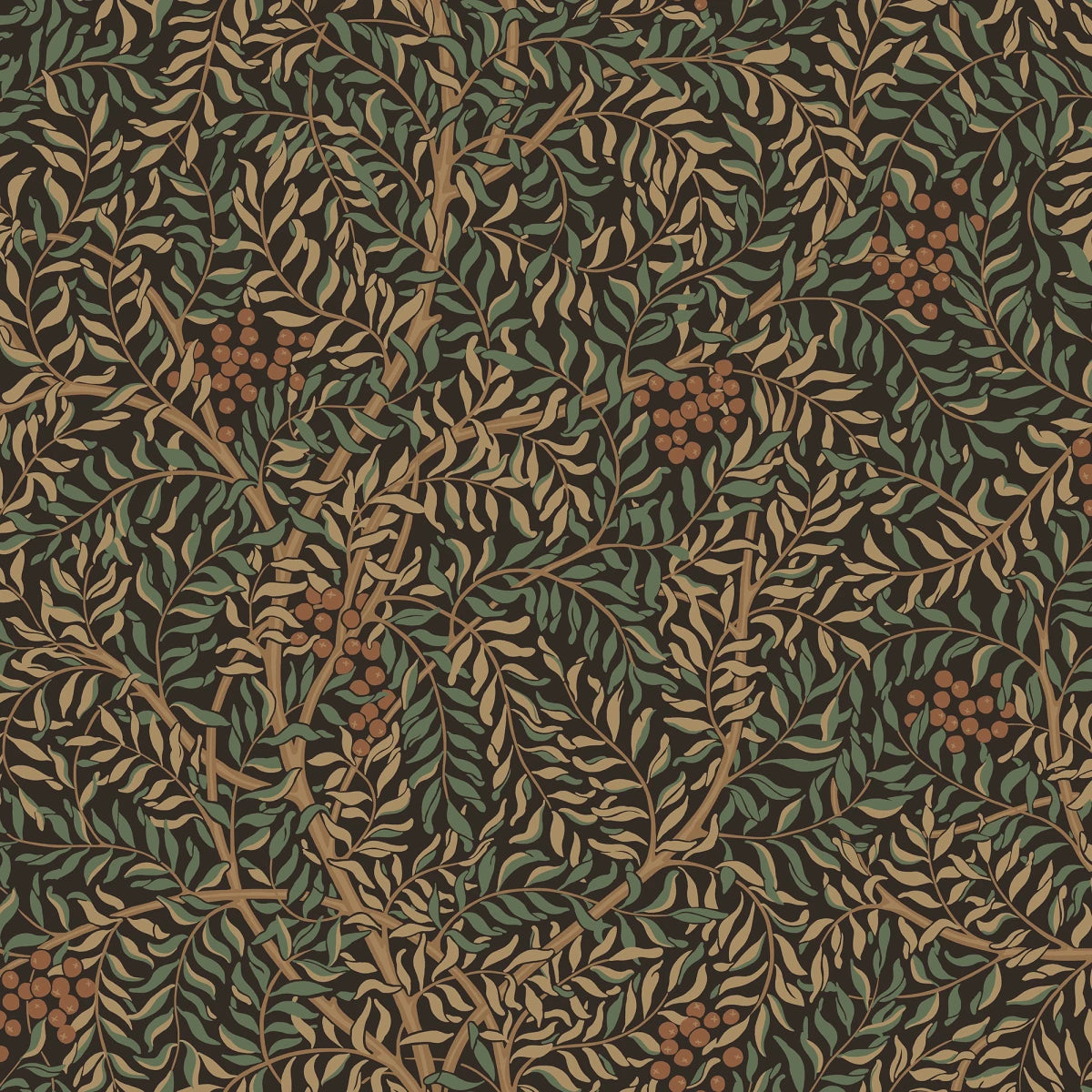 Sandberg behang SImon in de kleur Charcoal S10495