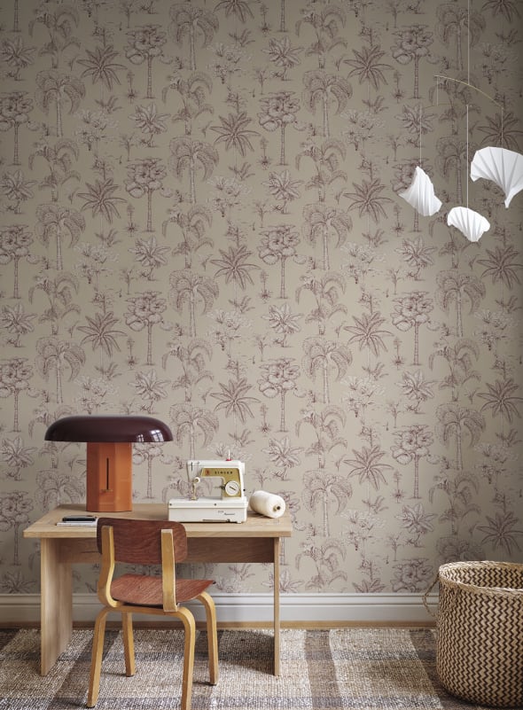 Sandberg behang Adele Beige S10650