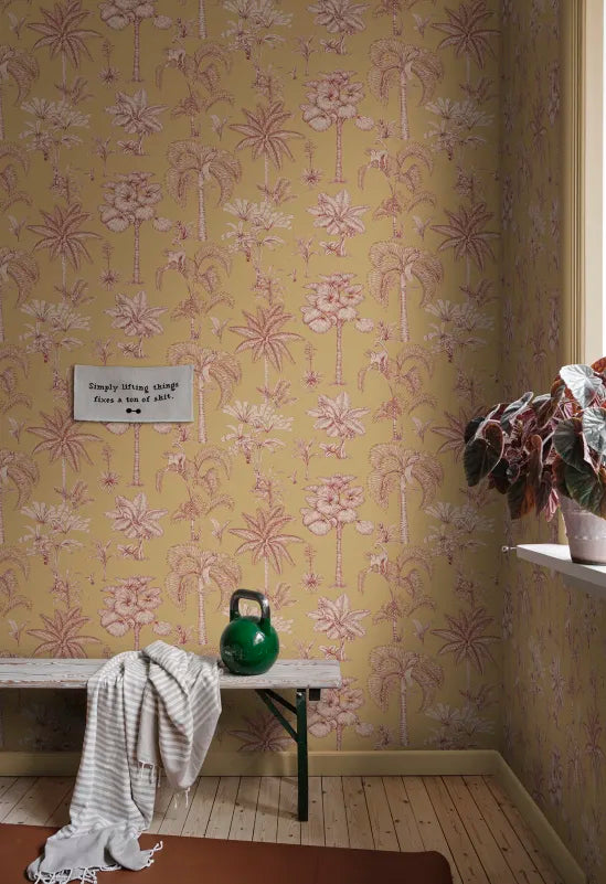 Sandberg behang Adele Yellow S10652