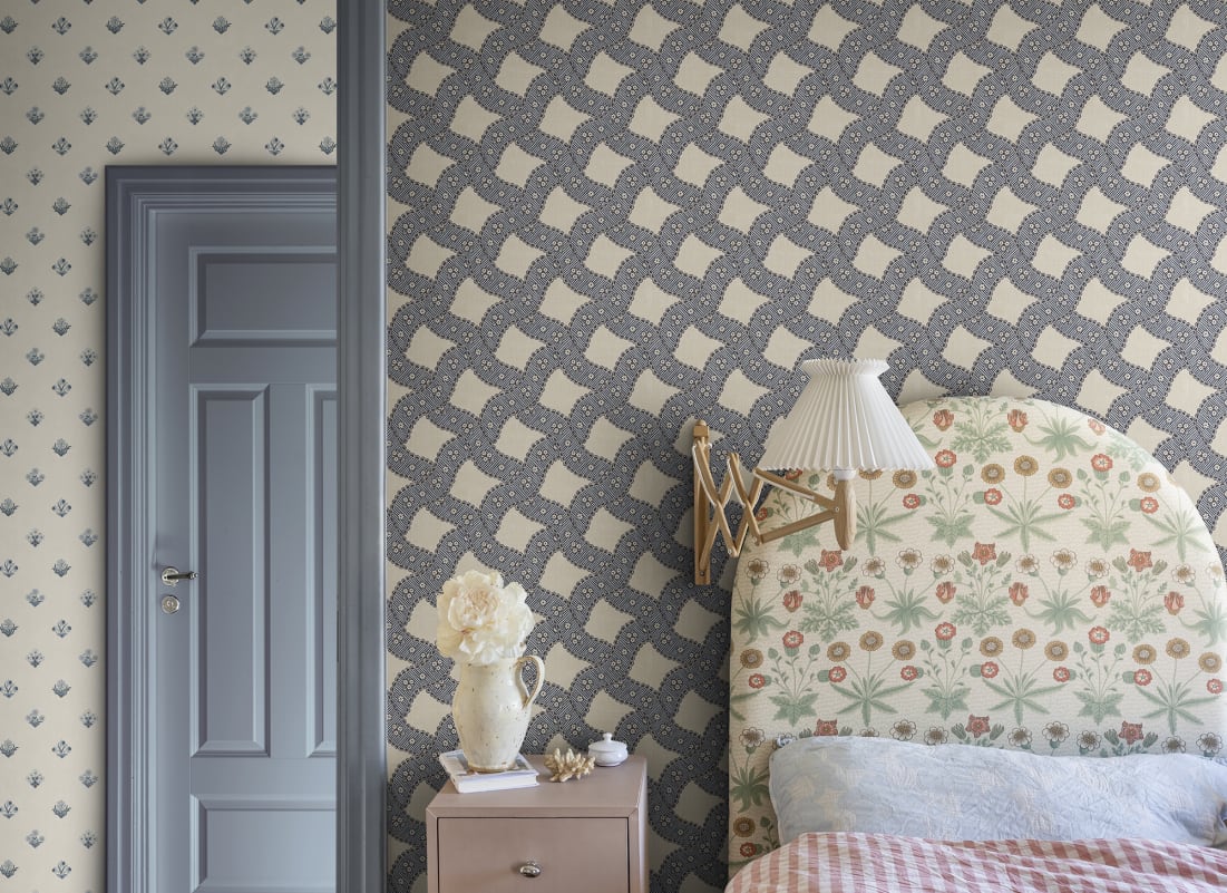 Sandberg behang Annie Blue S10819