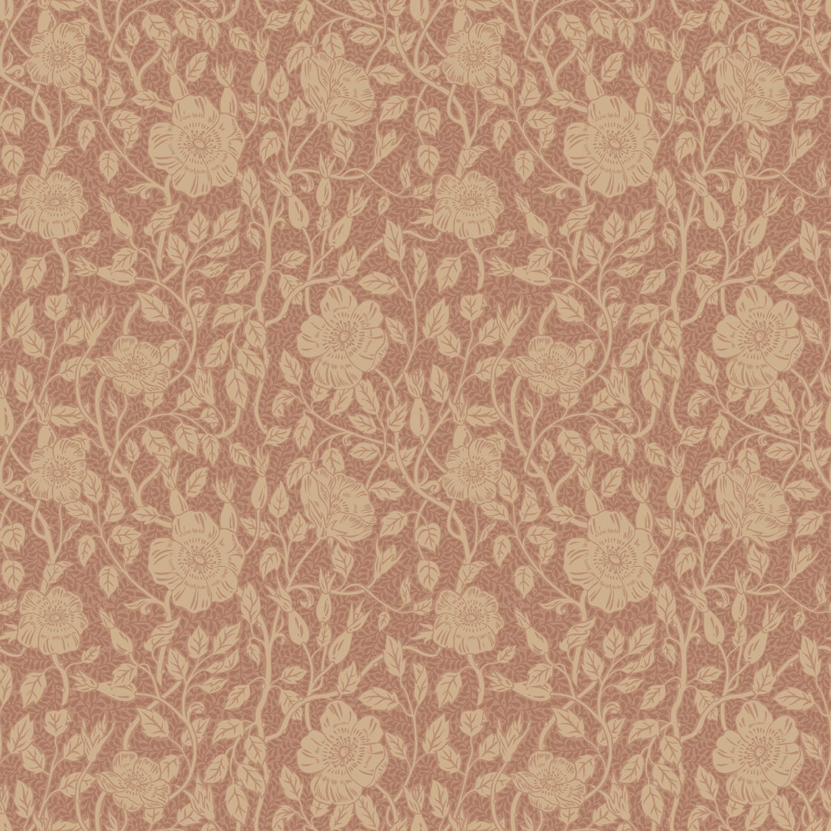 Sandberg behang Anton Terracotta S10568