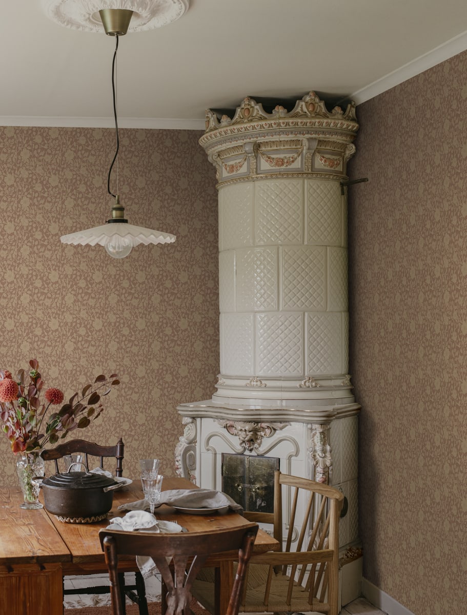 Sandberg behang Anton Terracotta S10568
