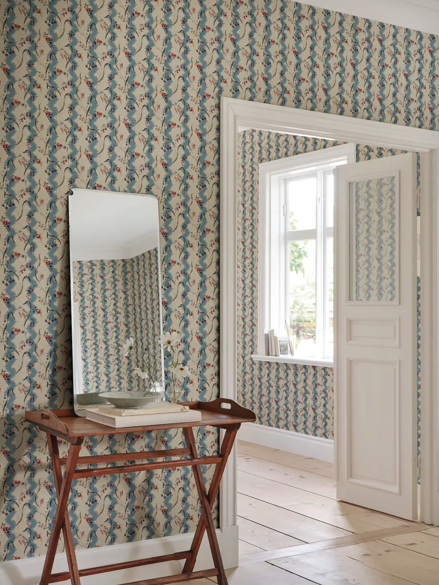 Sandberg behang Beatrice Blue S10612