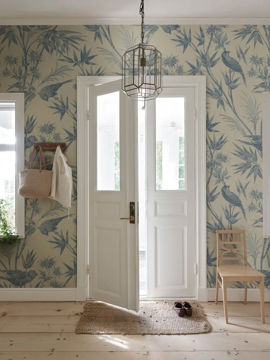 Sandberg behang Celeste Blue S10595