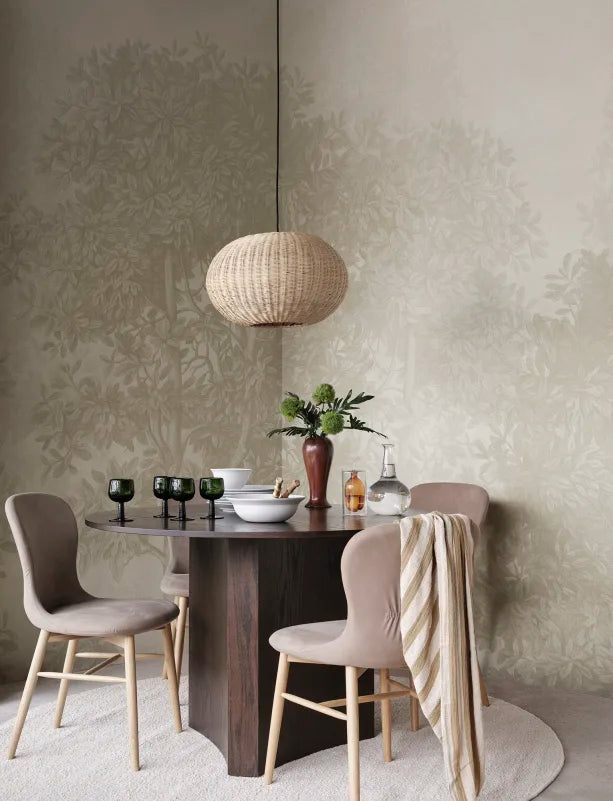 Sandberg behang Charles Mural Beige S10639