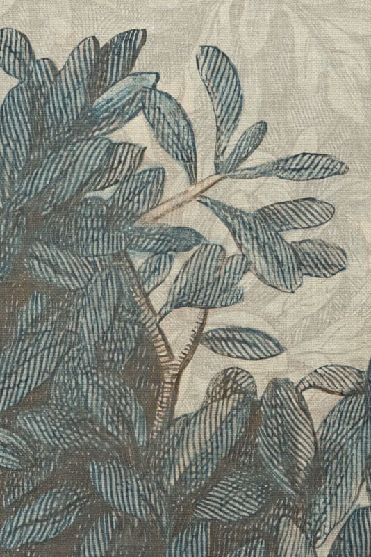 Sandberg behang Charles Mural Blue S10638 detail