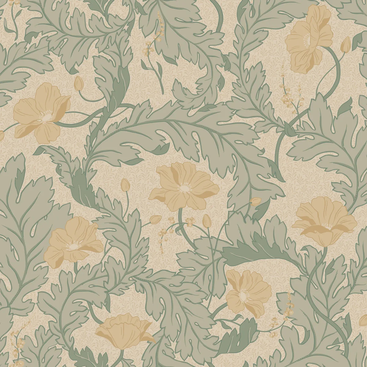 Sandberg behang Charlotta Yellow S10560
