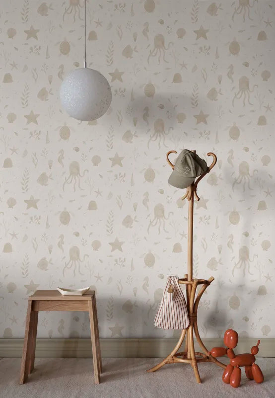 Sandberg behang Della Beige S10716