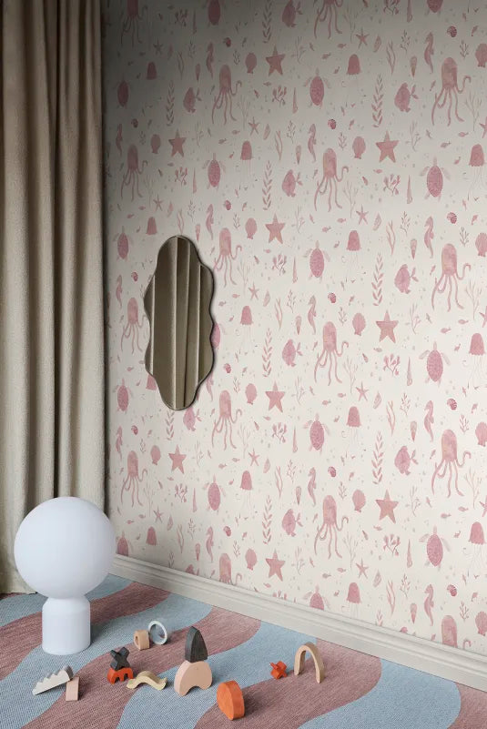 Sandberg behang Della Pink S10717