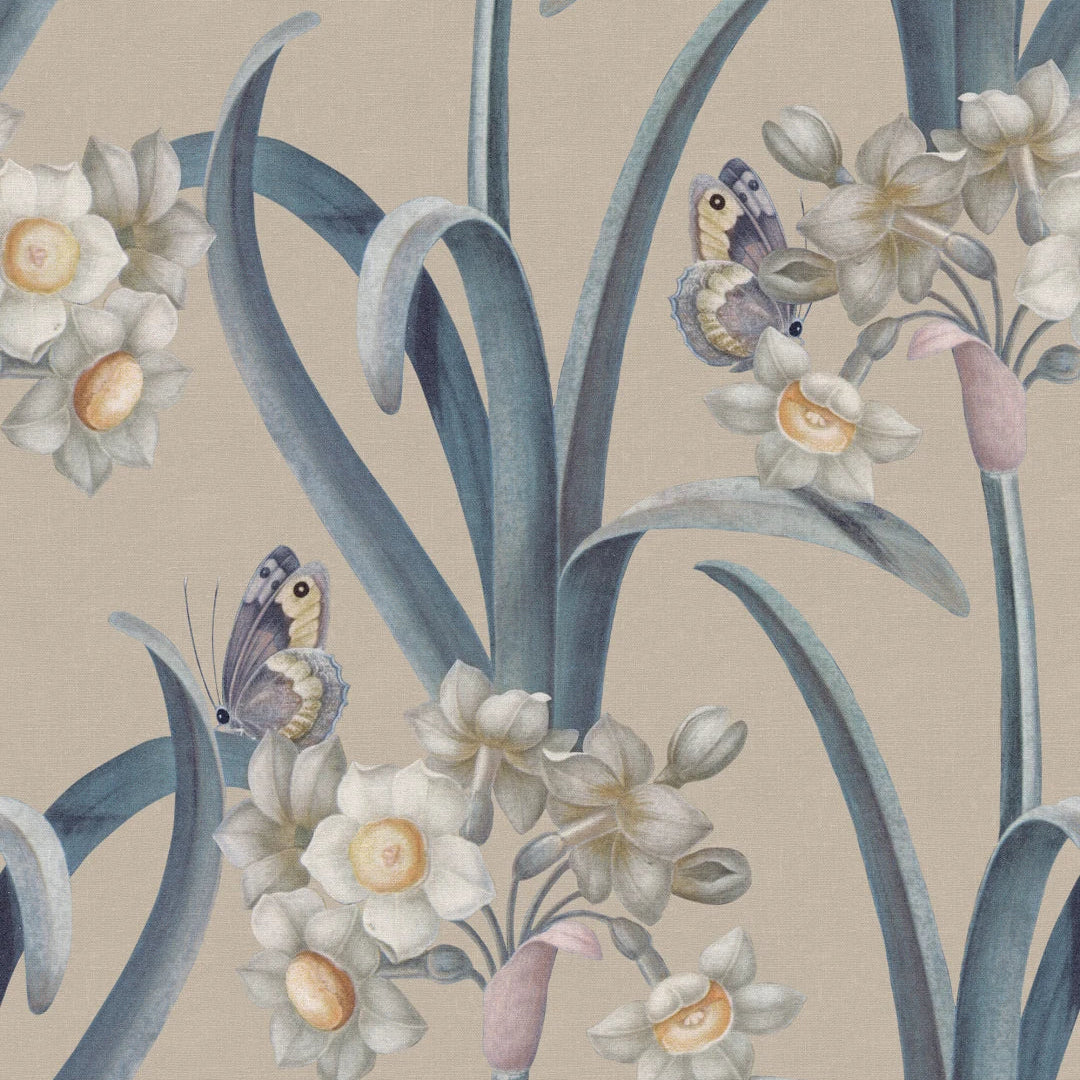 Sandberg behang Lilian Blue S10601