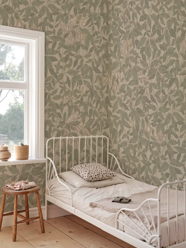 Sandberg behang Linnea Garden Green S10718
