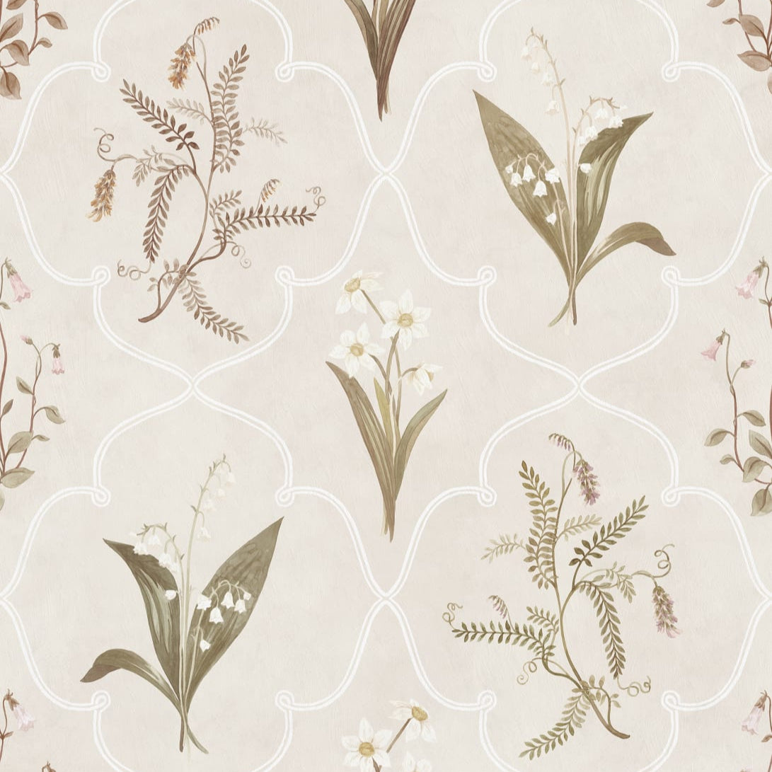 Sandberg behang Louise Pastel S10576