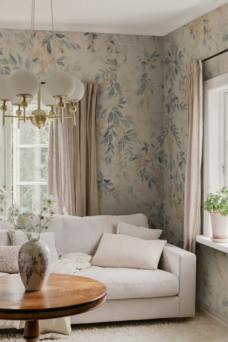 Sandberg behang Lovisa Blue S10521