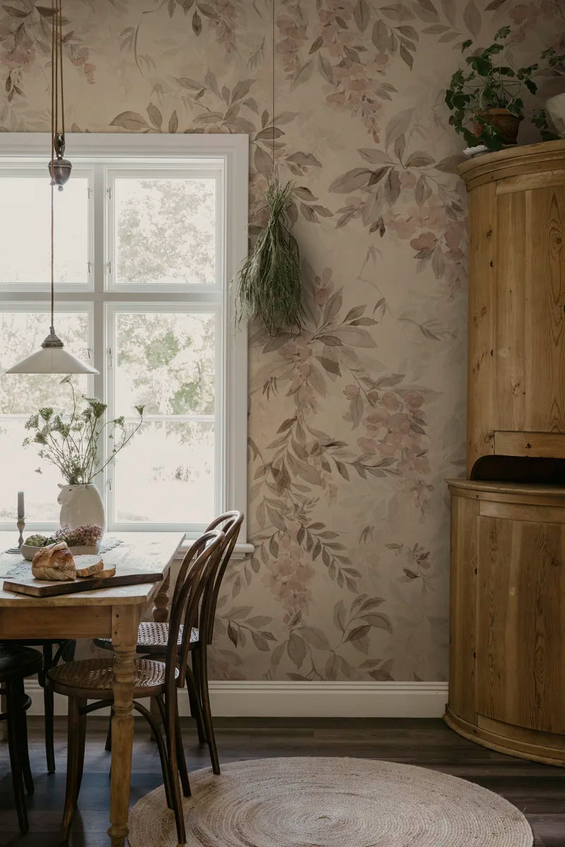 Sandberg behang Lovisa Terracotta S10565