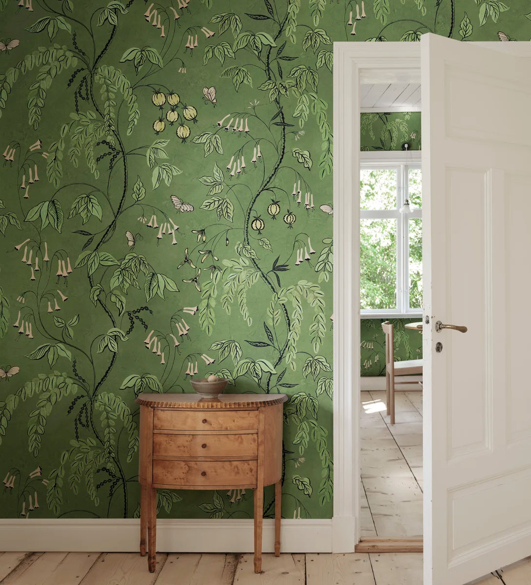 Sandberg behang Ottilia Green S10585