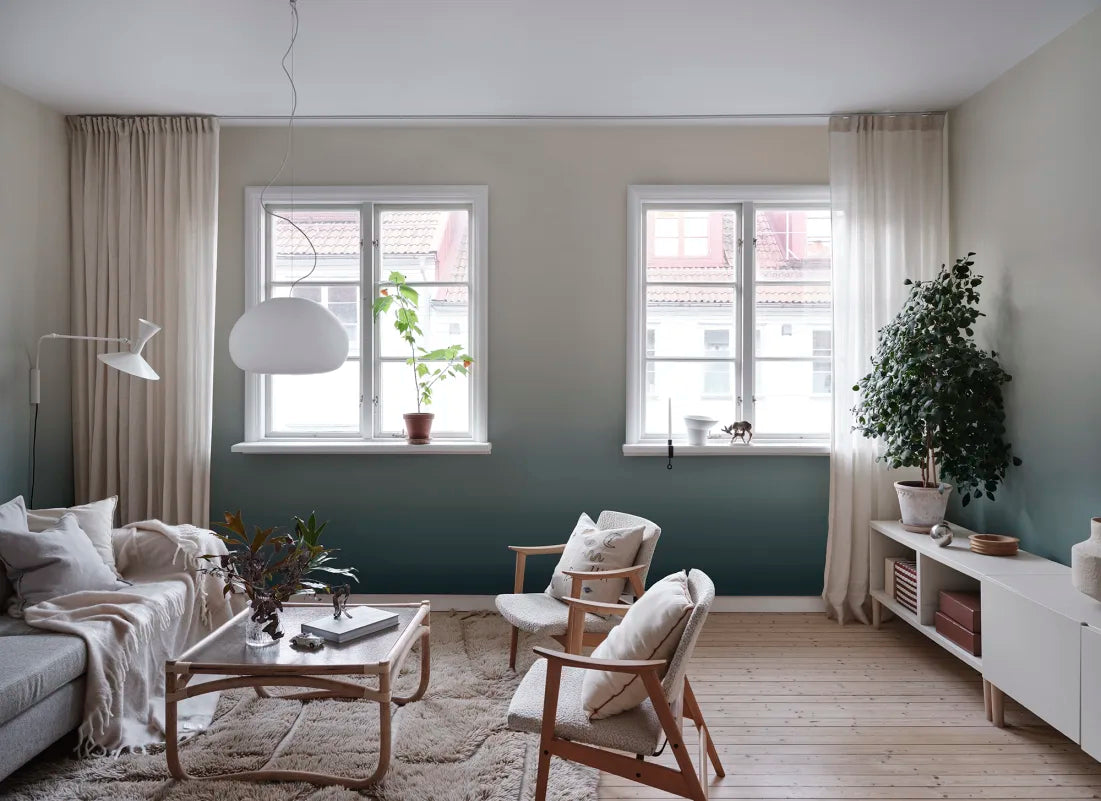 Sandberg behang Skymning Light Blue S10709