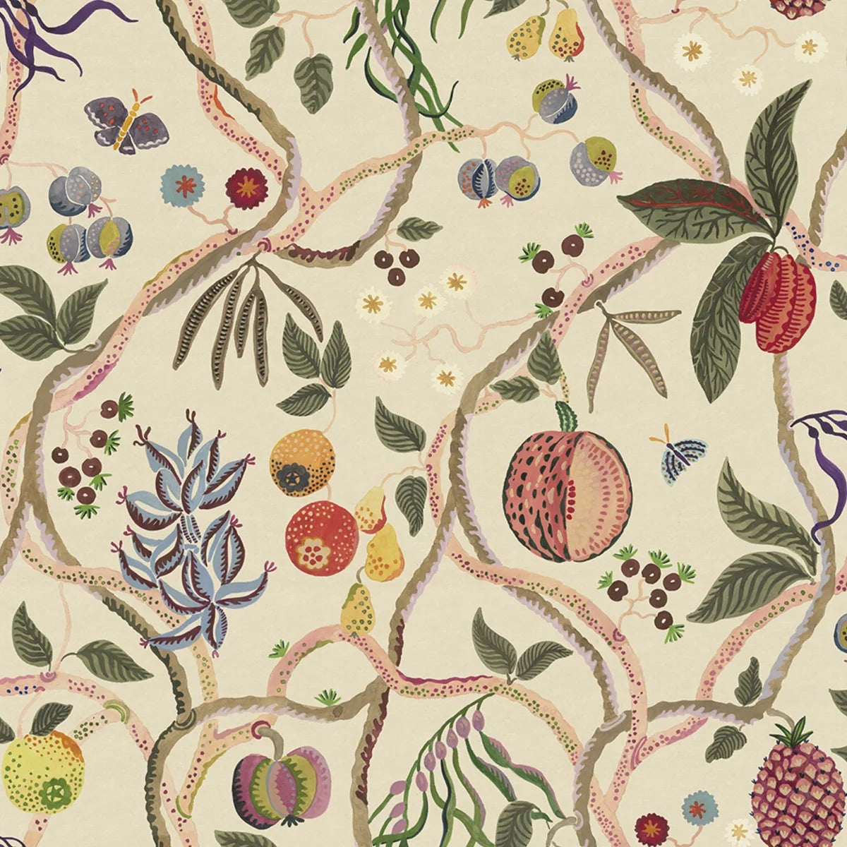 Sandberg behang Tree of life Multi S10579