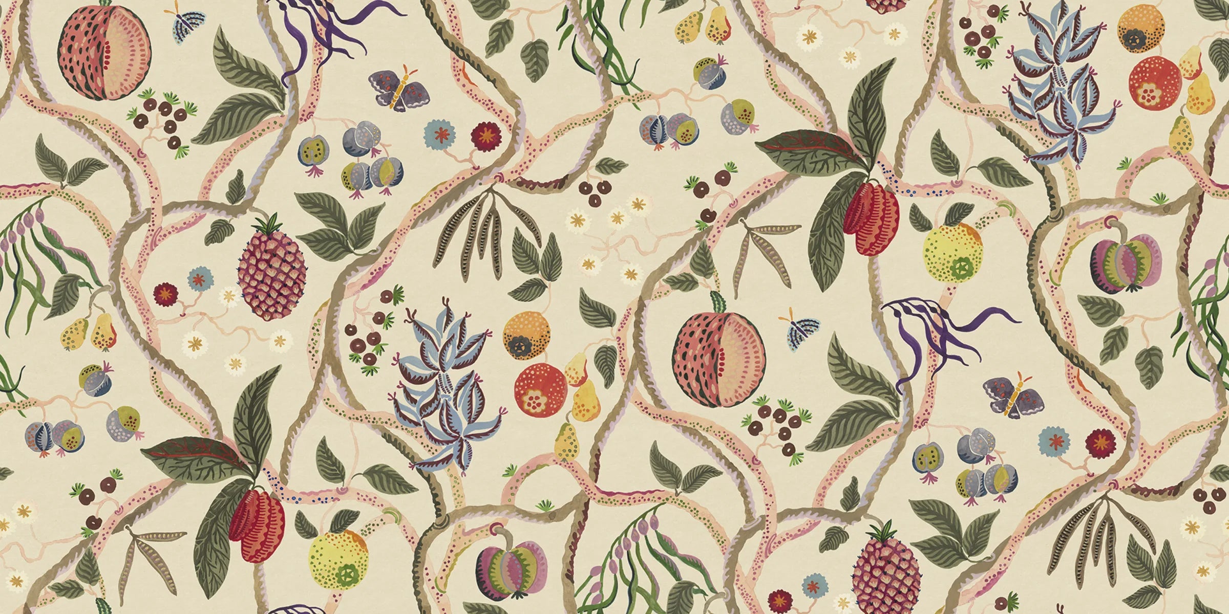 Sandberg behang Tree of life Multi S10579