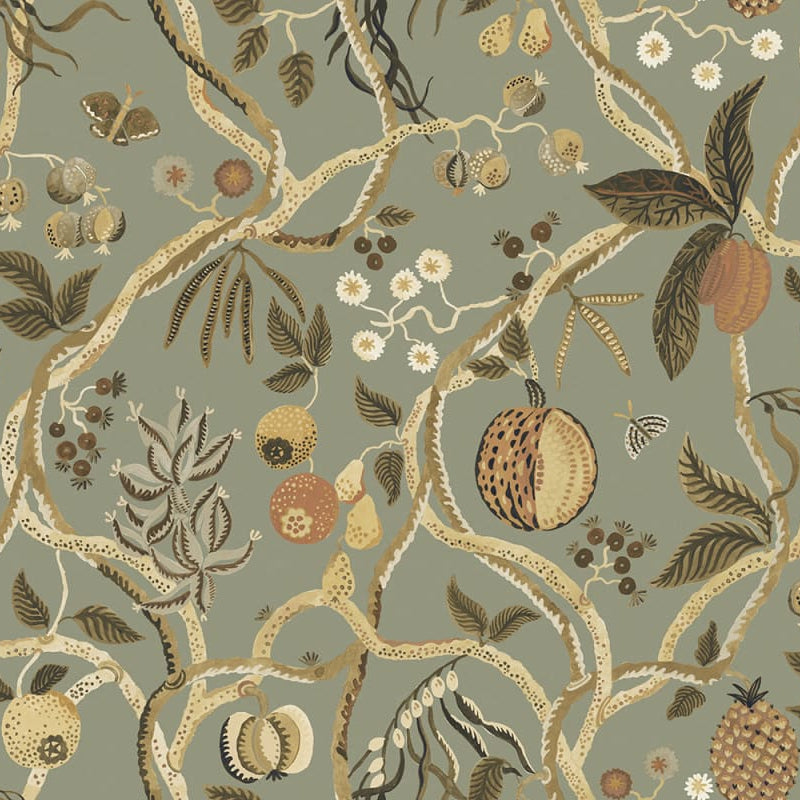 Sandberg behang Tree of life Sage Green S10578