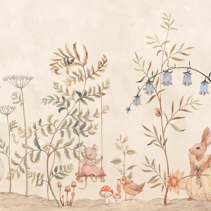 Sandberg behang Vilhelmina Beige S10592