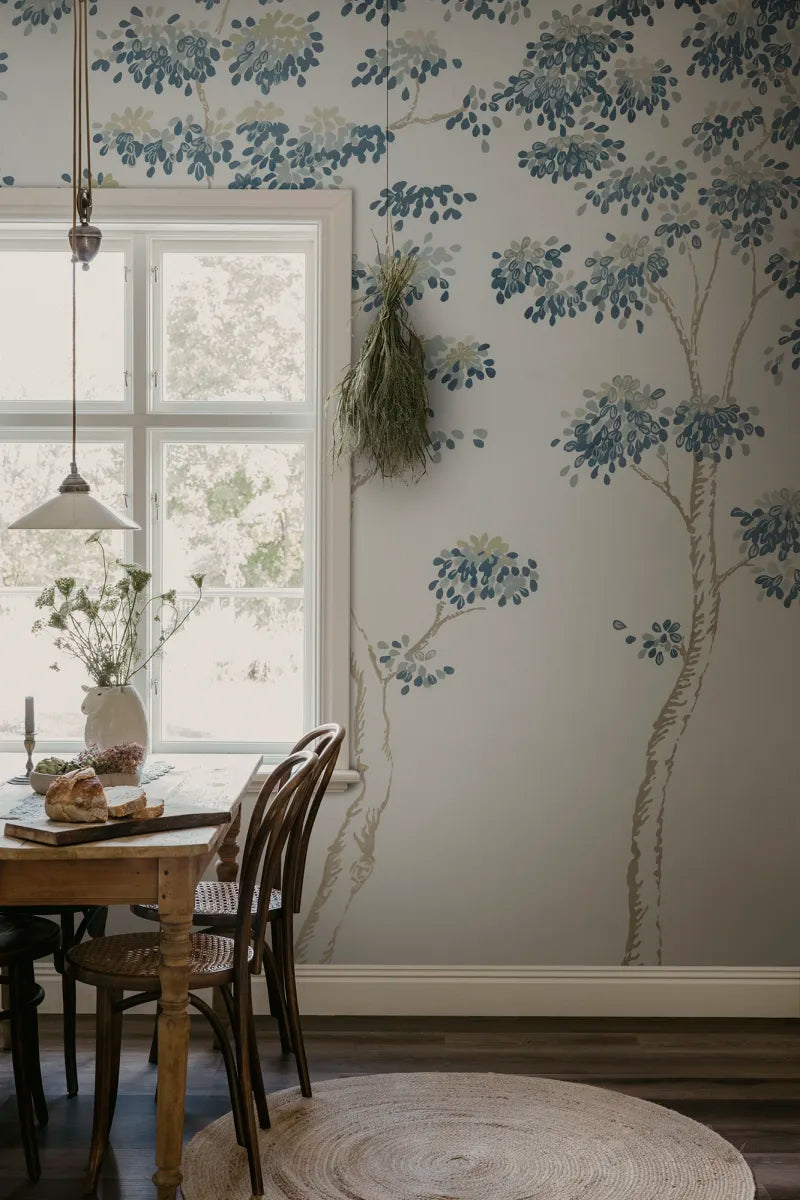 Sandberg behang Wilhelm Blue S10526