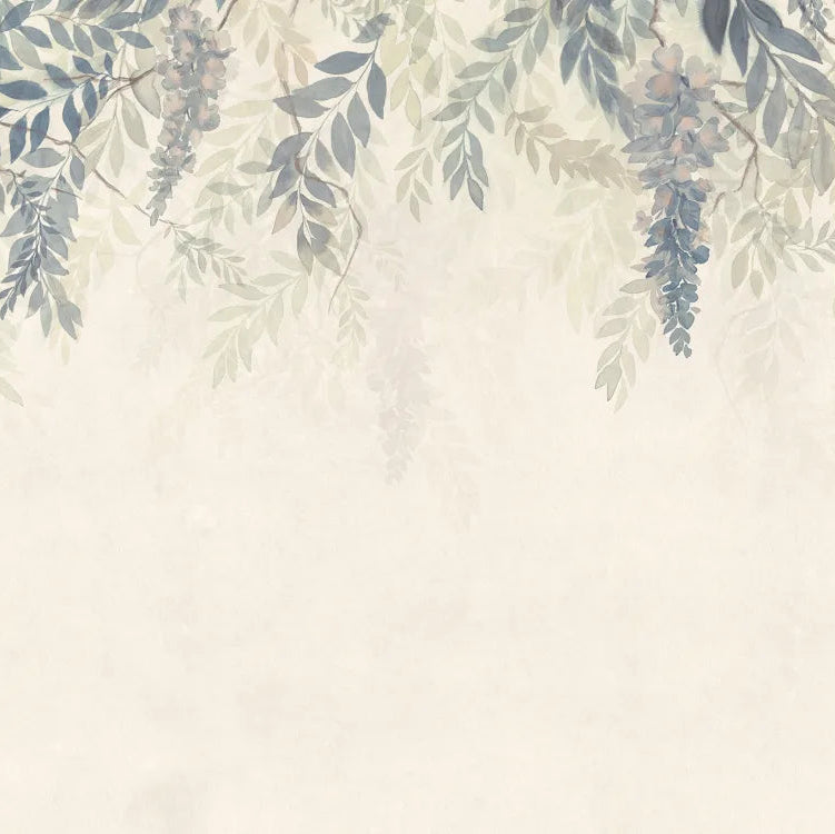 Sandberg behang Wisteria Blue S10656