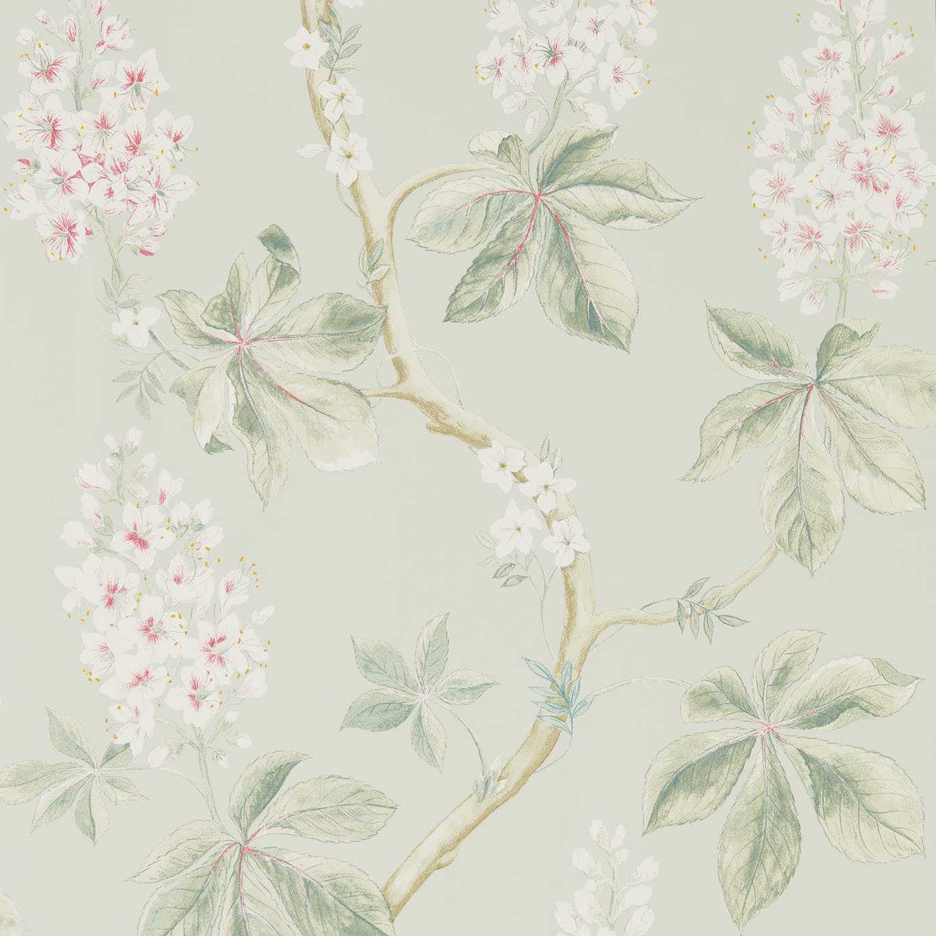 Sanderson Chestnut Tree Seaspray/Peony 215710
