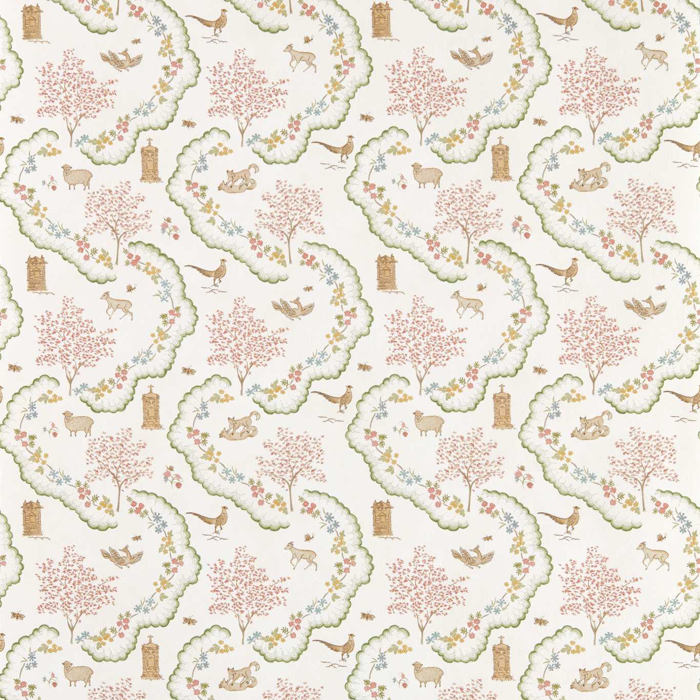 Sanderson Wildflower Meadow Pearl 217483