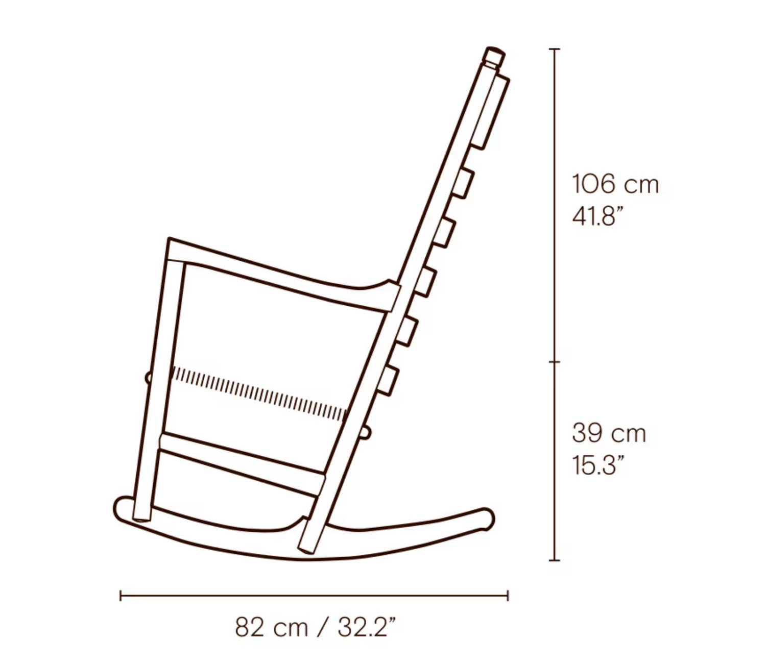 Carl Hansen & Son CH45 Rocking Chair