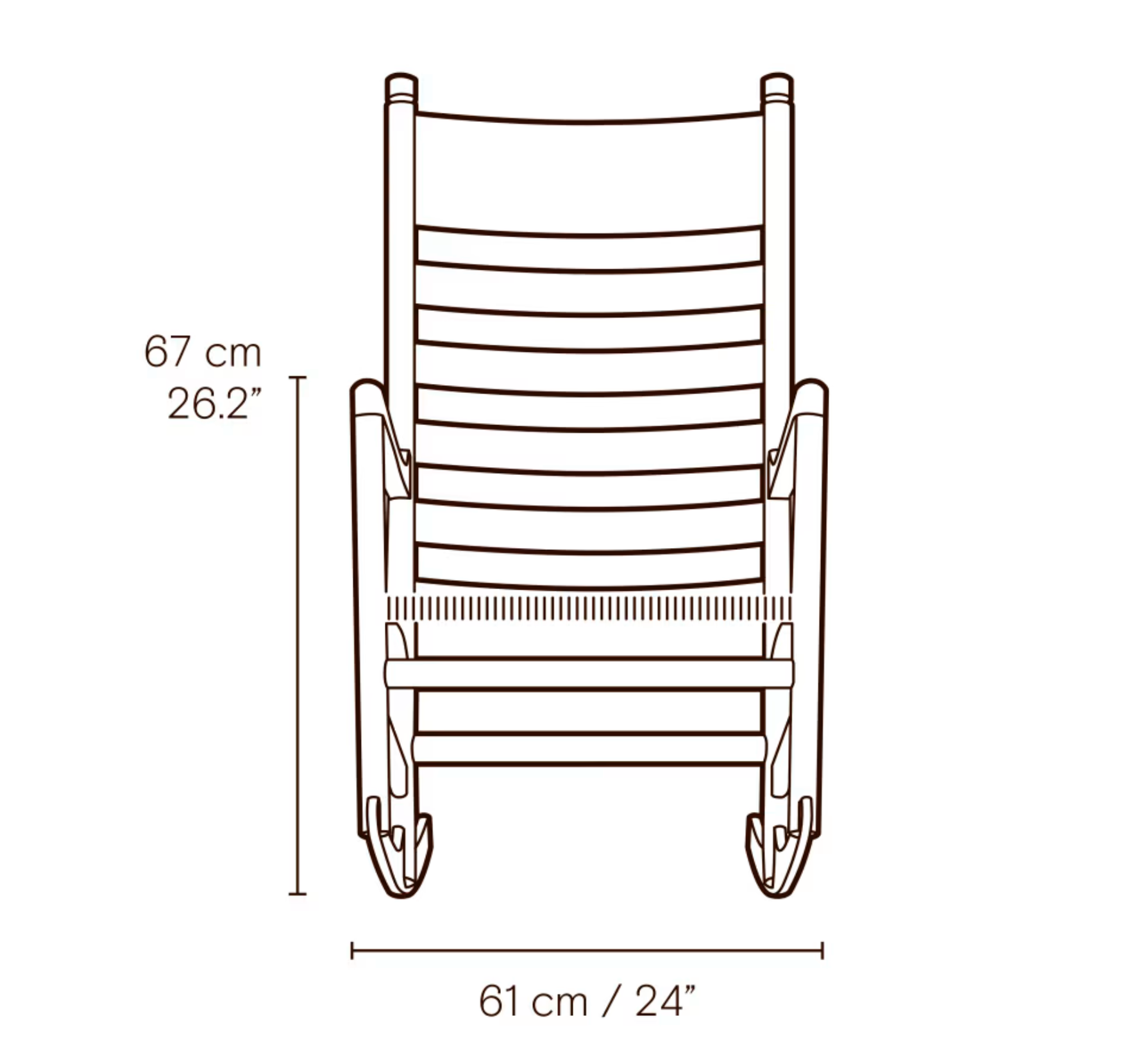 Carl Hansen & Son CH45 Rocking Chair