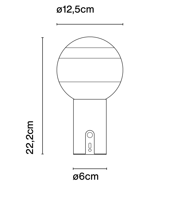 Marset Dipping Light portable tafellamp