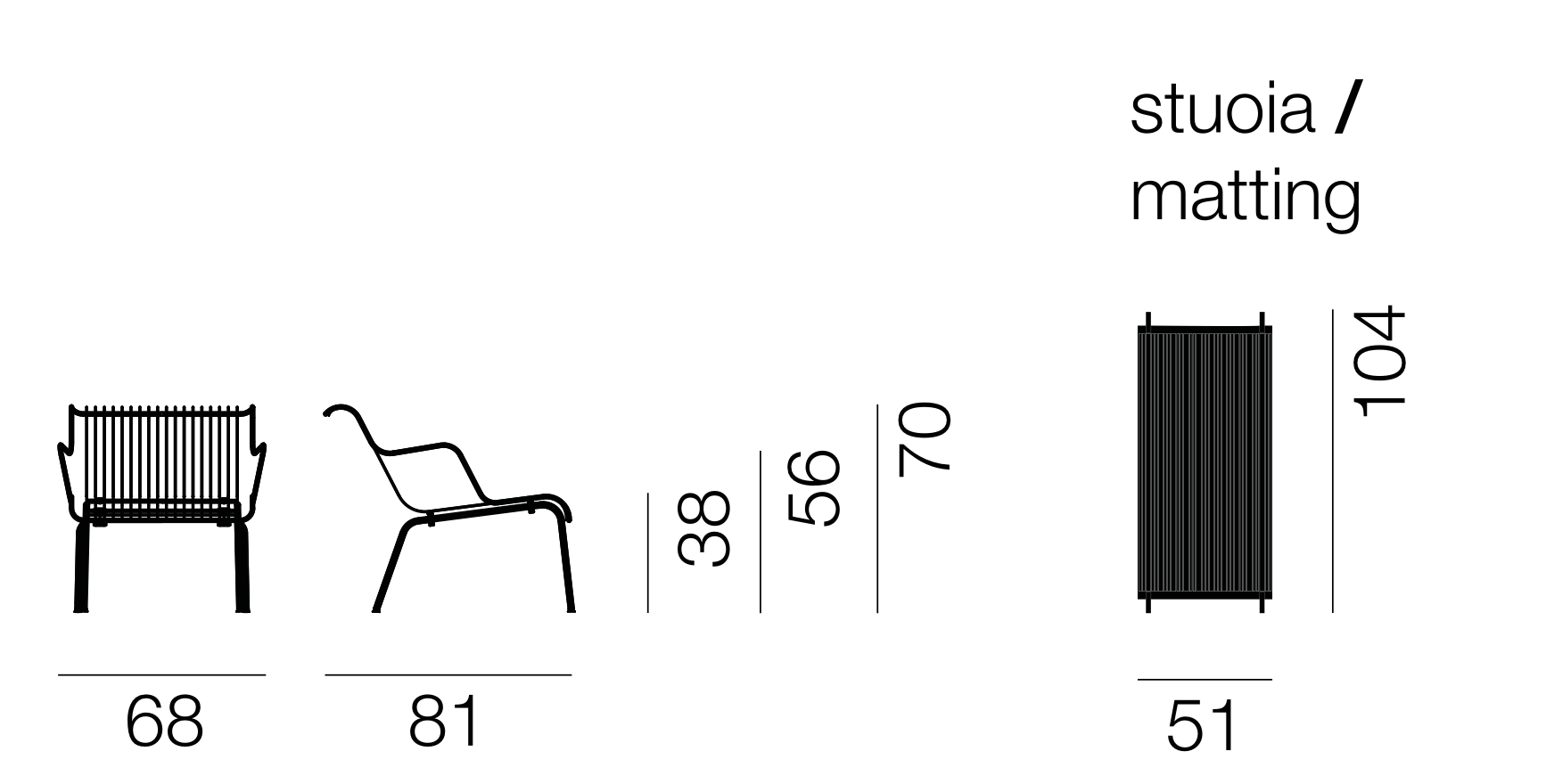 Magis South low armchair outdoor
