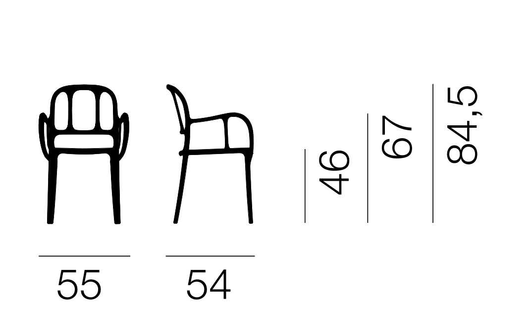 Magis Milà chair outdoor